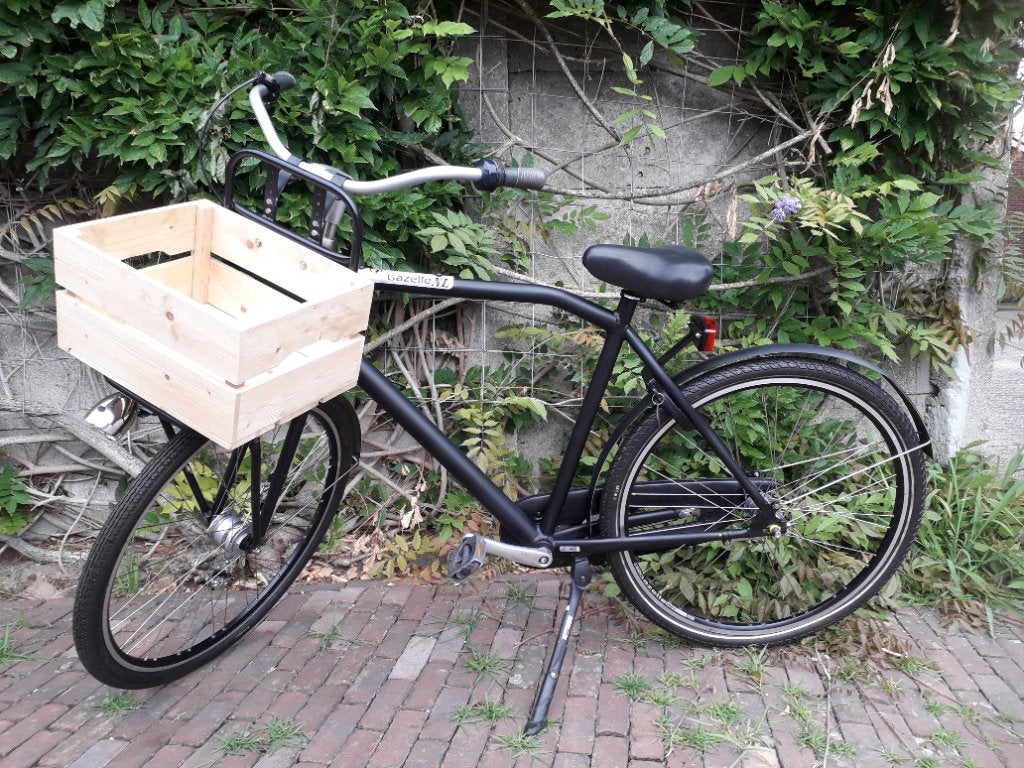 Gazelle transportfiets  mat zwart, Ophalen, Terugtraprem, Gebruikt, Versnellingen