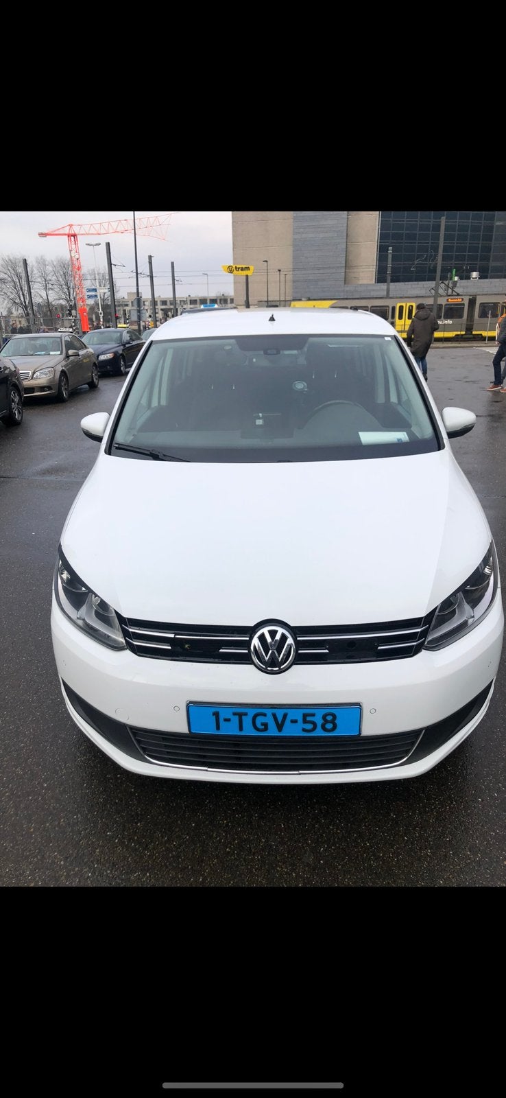 Volkswagen Touran 2.0 TDI 103KW Dsg6 Cross 2014 Wit, Auto's, Volkswagen, 1503 kg, 4 cilinders, Wit, Origineel Nederlands
