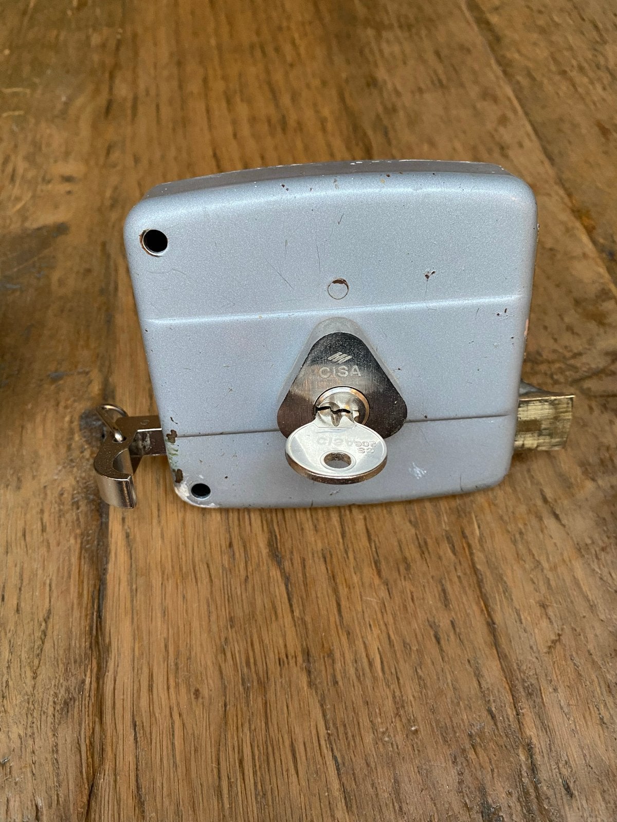 CISA Deurslot met sleutels - Made in Italy, Ophalen of Verzenden, Gebruikt, IJzer, Slot