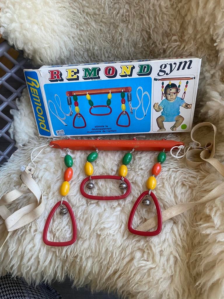 Vintage Remond babygym, wagenspanner, boxhanger, Kinderen en Baby's, Speelgoed | Babyspeelgoed, Ophalen of Verzenden, Zo goed als nieuw