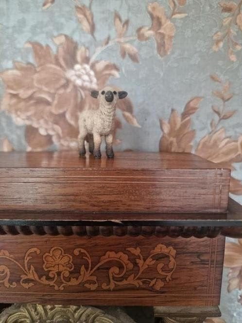 Schleich Lammetje - Realistisch Speelfiguur, Ophalen of Verzenden, Zo goed als nieuw