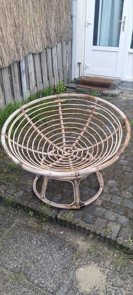 Lounge stoel tuin, Tuin en Terras, Tuinstoelen, Ophalen, Gebruikt, Rotan