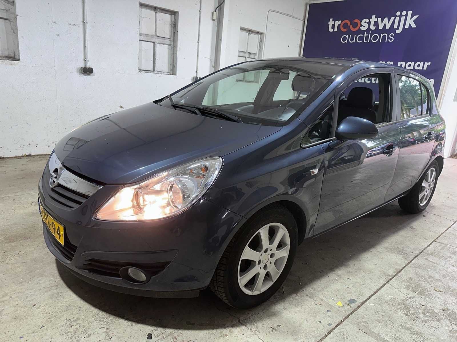 Opel - Corsa - 1.2-16V Sport AUTOMAAT- 5-TPV-94- 2008, Auto's, Gebruikt, 4 cilinders, Blauw, 1229 cc