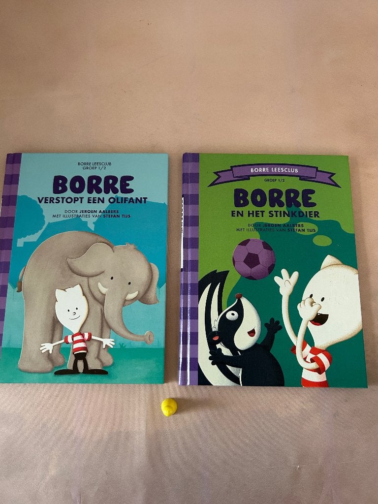 2x Borre Leesclub boeken groep 1 en 2, Boeken, 5 of 6 jaar, Fictie algemeen, Jongen of Meisje, Ophalen of Verzenden