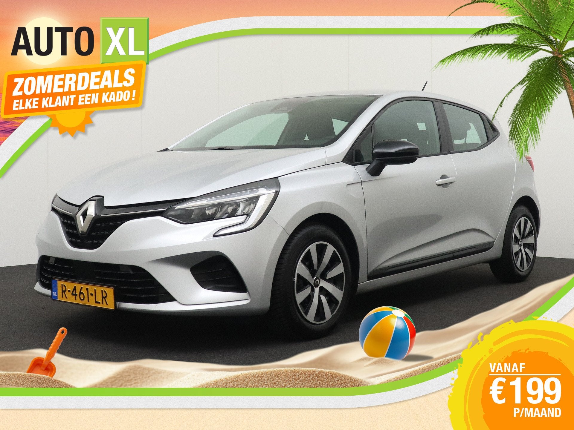 Renault Clio 1.0 92 PK TCe Equilibre Navi Carplay Park.sens, Voorwielaandrijving, Dealer onderhouden, Gebruikt, 580 kg
