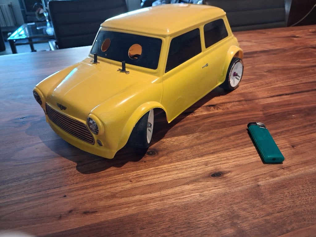 MINI COOPER RC  -  4WD  -    NITRO  - 1 : 10, Gebruikt, Ophalen of Verzenden, Auto onroad, Nitro