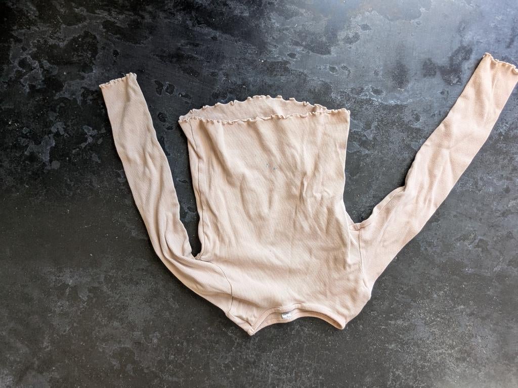 Nieuw ribgebreid shirt met lange mouwen, maat 146/152, Kinderen en Baby's, Kinderkleding | Maat 152, Meisje, Nieuw, Ophalen of Verzenden