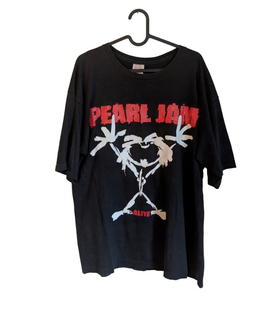 Original vintage 1992 Pearl Jam “Alive” T-shirt, size XL,, Vintage, Vintage, Ophalen of Verzenden, Zo goed als nieuw
