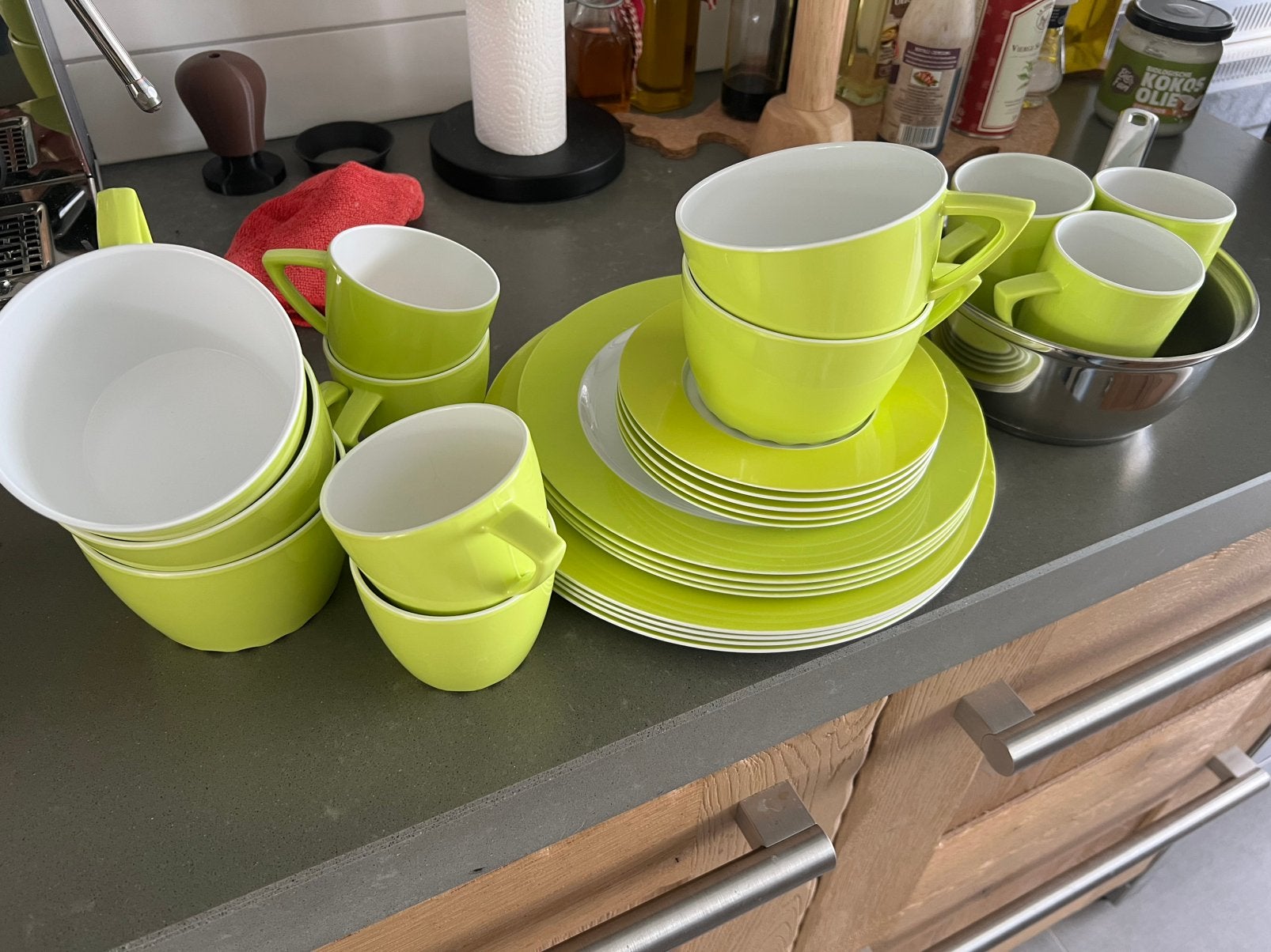 Rosti mepal camping servies, Caravans en Kamperen, Ophalen, Gebruikt
