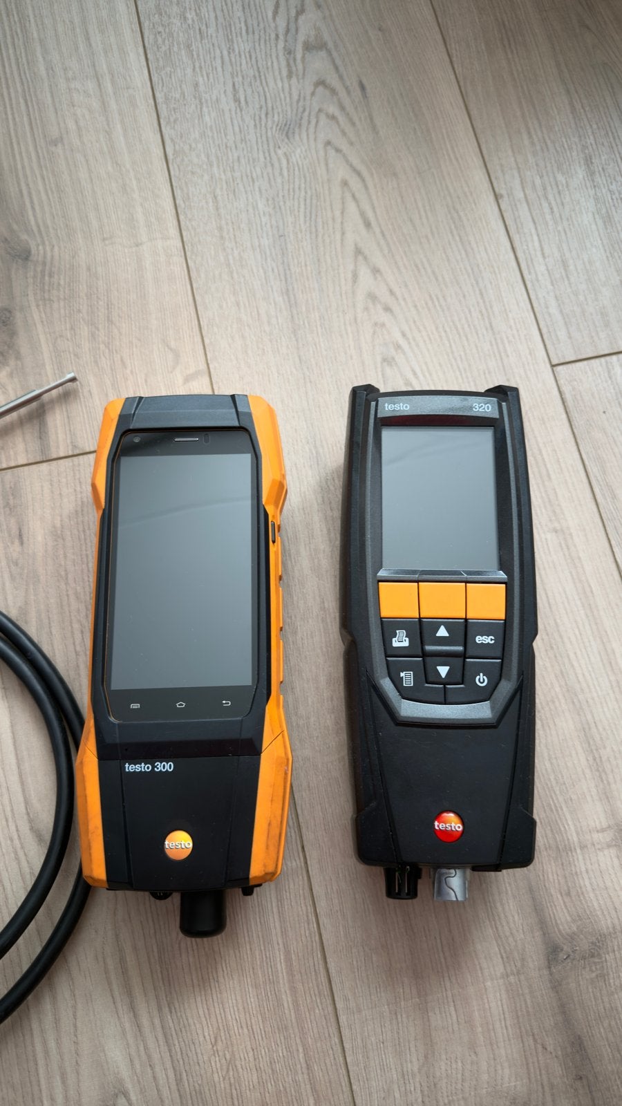 Testo 300 en Testo 320 rookgasanalysers met toebehoren, Ophalen of Verzenden, Gebruikt, Overige meters