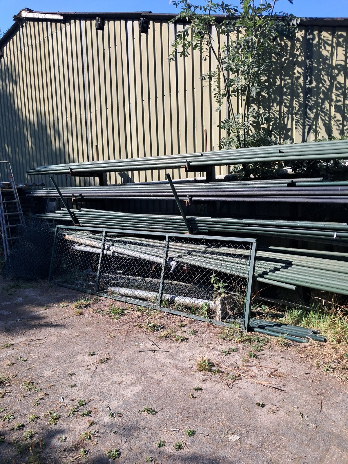 palen  en bovenbuis, Ophalen, IJzer