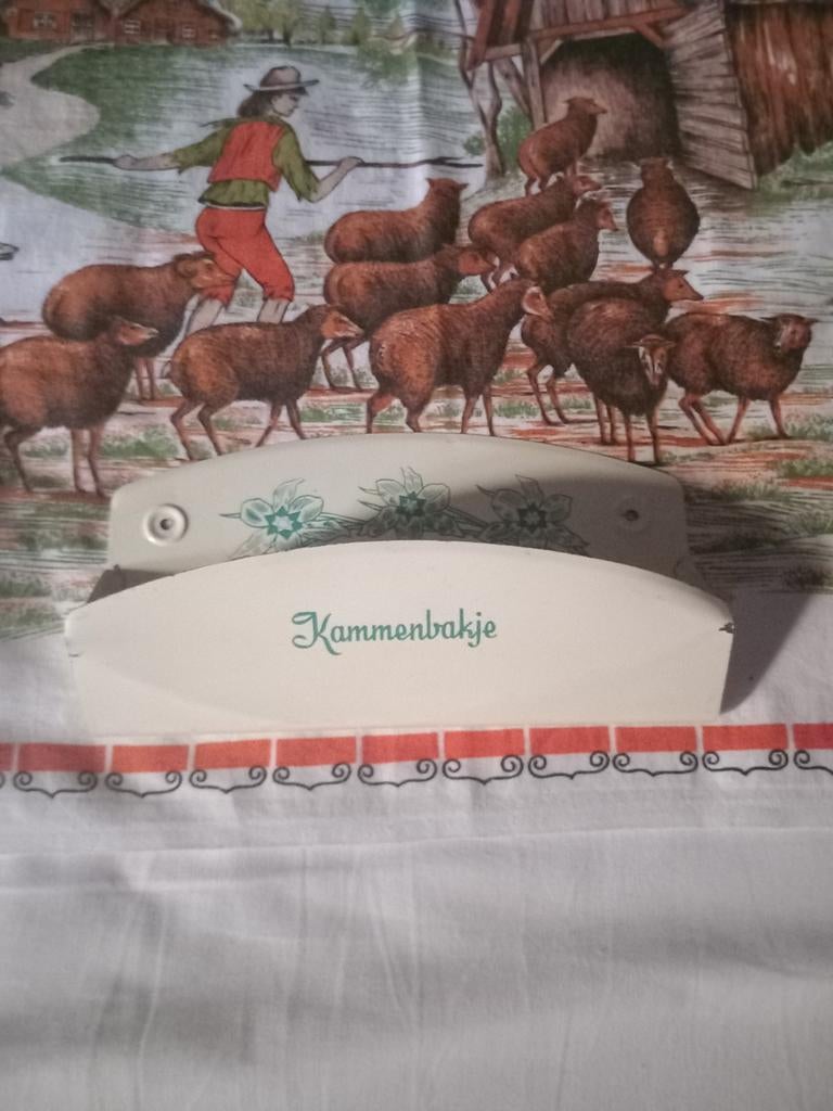 Brabantia kammenbakje 70er jaren, Ophalen of Verzenden