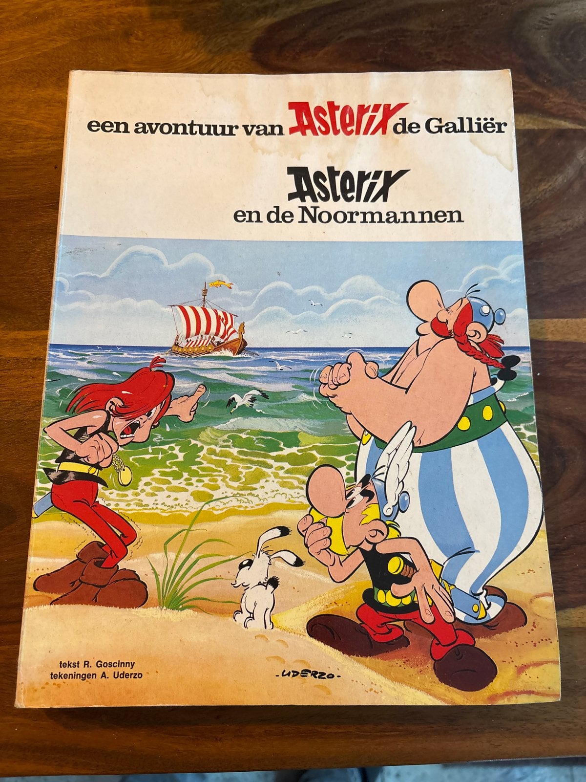 Asterix en de Noormannen - Klassiek stripboek, Boeken, Stripboeken, Eén stripboek, Ophalen of Verzenden, Gelezen