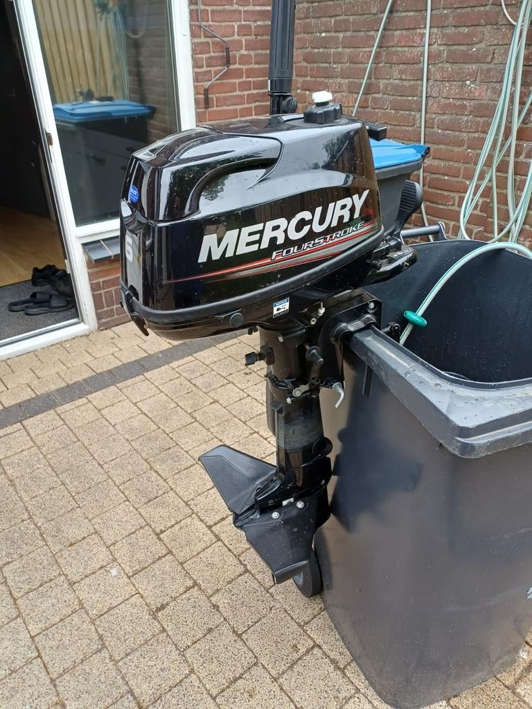 Mercury 6 PK Fourstroke Buitenboordmotor, Watersport en Boten, Buiten- en Binnenboordmotoren, Gebruikt, 5 tot 10 pk, Viertaktmotor