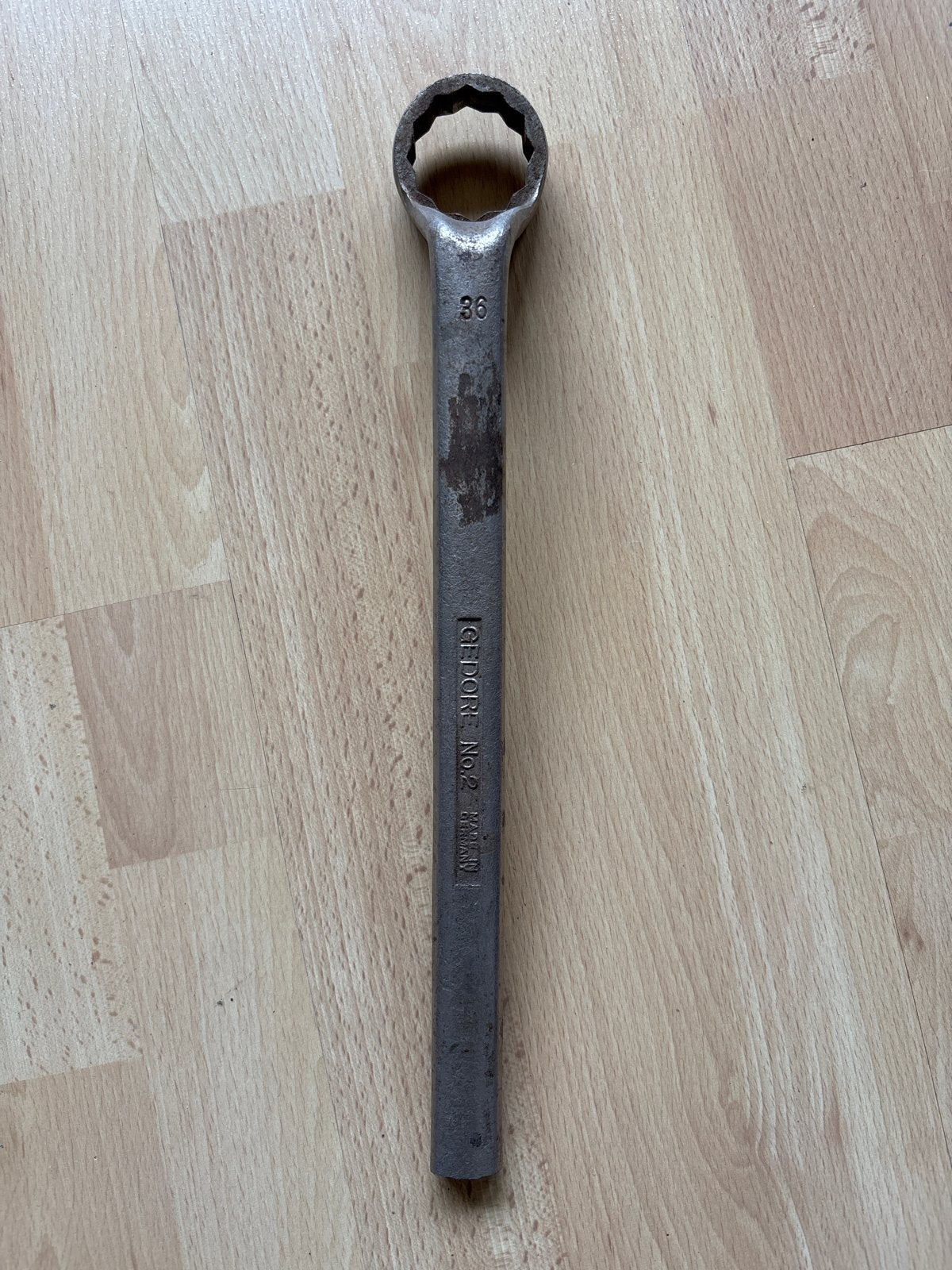 Gedore Ringsleutel 36 mm, Ophalen of Verzenden, Gebruikt, Sleutel/ratel, Gedore