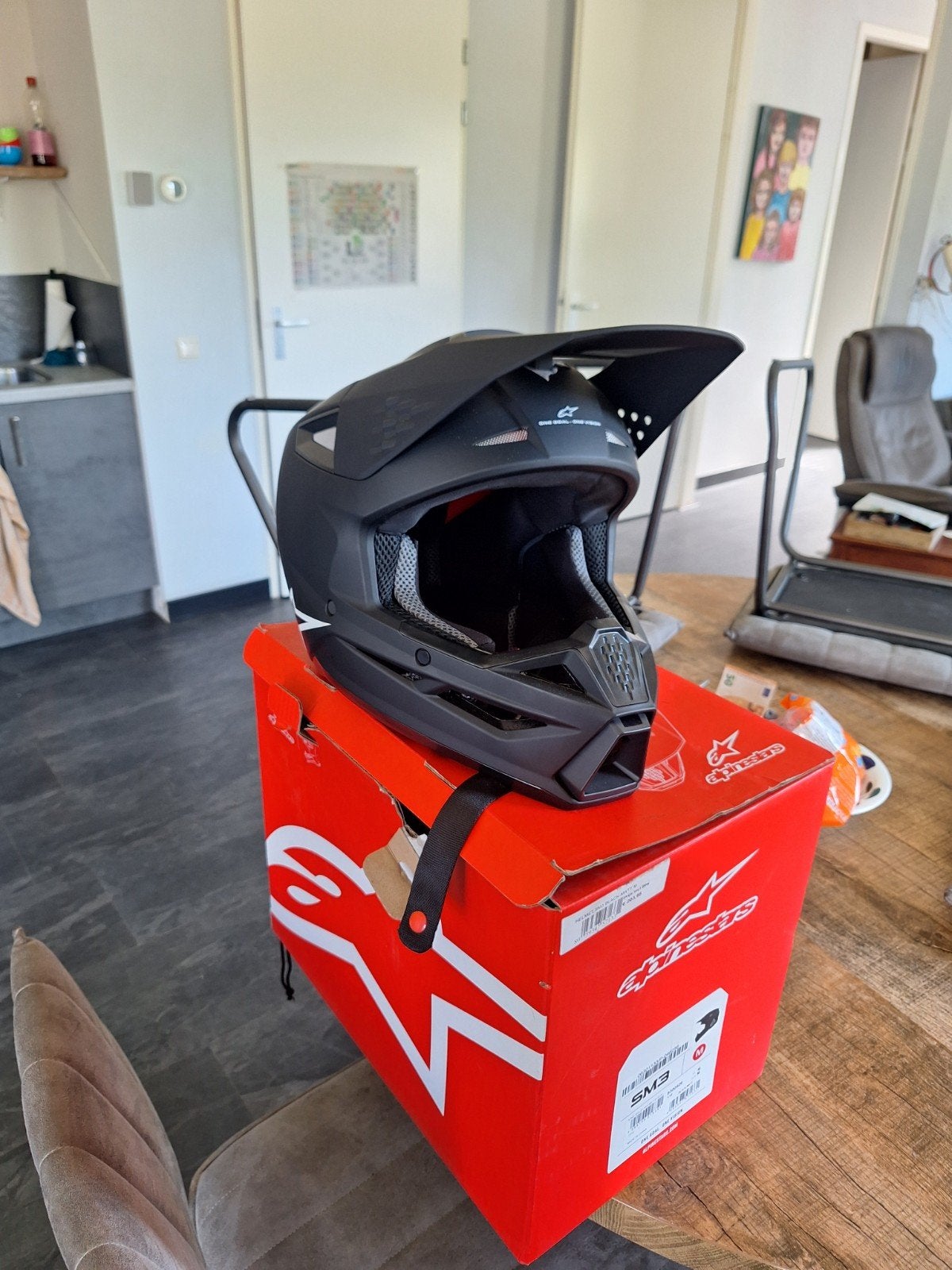 Te koop een nieuwe SM3 helm alpinastar, Ophalen, Nieuw met kaartje, Offroadhelm, Overige merken