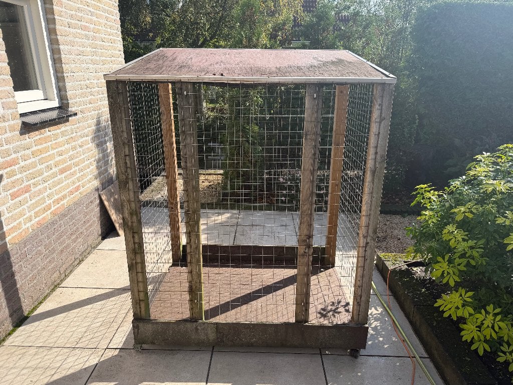 Vogelkooi voor buiten, gratis op te halen, Ophalen, Gebruikt, Hout, Vogelkooi