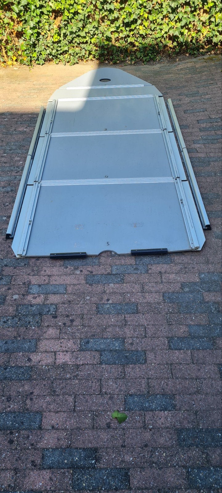 Bodem voor Quicksilver 430HD rubberboot, Ophalen, Gebruikt, Dekbeslag, Motorboot