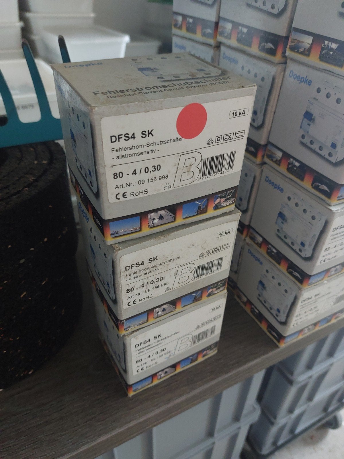 Doepke aardlekautomaat 80 Amp 3 stuks, Ophalen of Verzenden, Nieuw