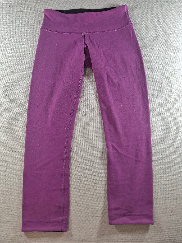 Lululemon legging – paars, maat 4, Verzenden, Paars, Fitness of Aerobics, Zo goed als nieuw