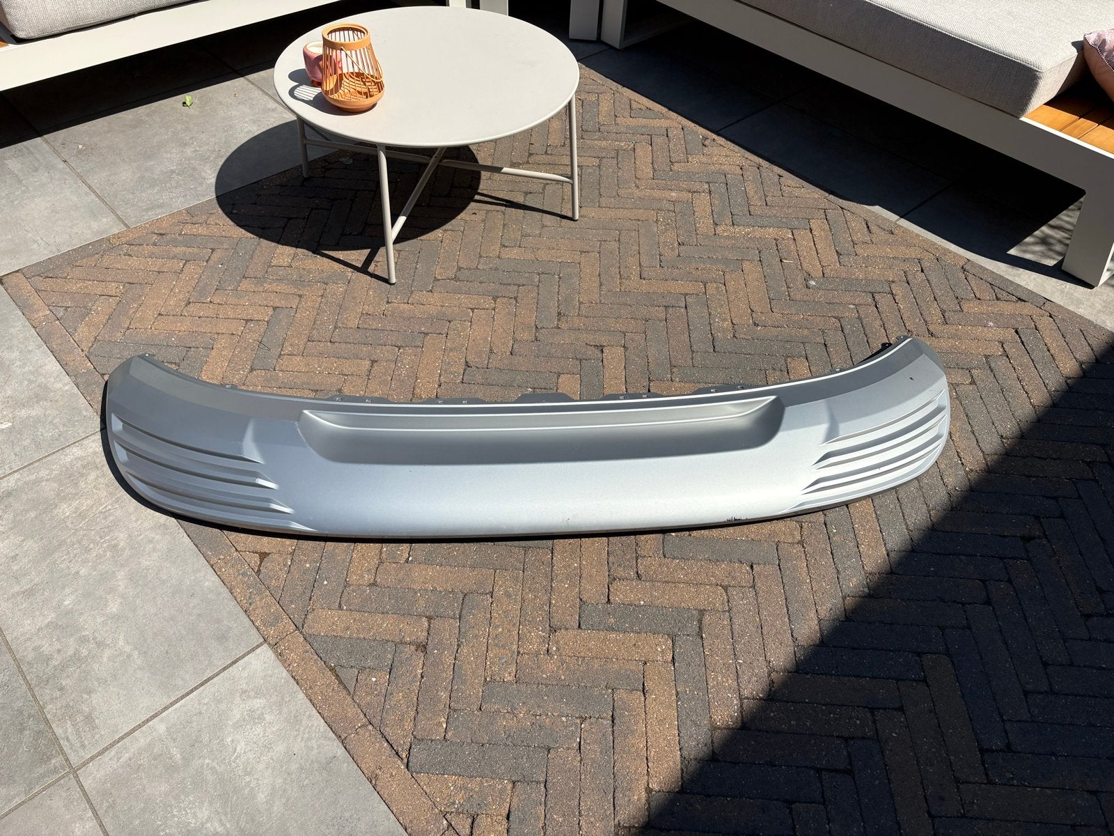Diffuser Audi E-tron 50/55 4KE807835 Achterbumper Bodemplaat, Ophalen, Gebruikt, Audi, Achter