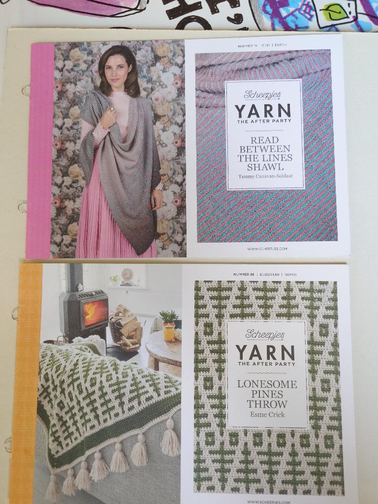Scheepjes Yarn after party 19, 86, 64, 131, 97, 11, Ophalen of Verzenden, Zo goed als nieuw, Breien of Haken, Patroon of Boek