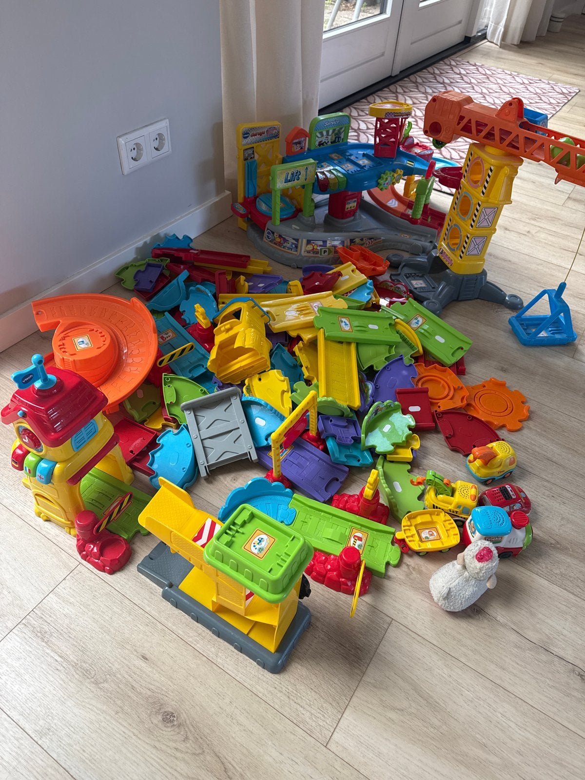 Grote set VTech Toet Toet Auto's en Zoef Zoef Dieren, Ophalen, Gebruikt