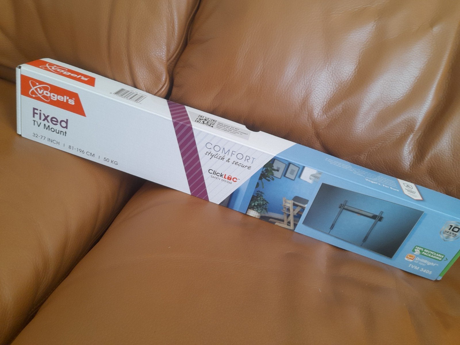 Vogel's Fixed TV Muurbeugel 32-77 inch, 50 kg - Nieuw, Ophalen, Nieuw