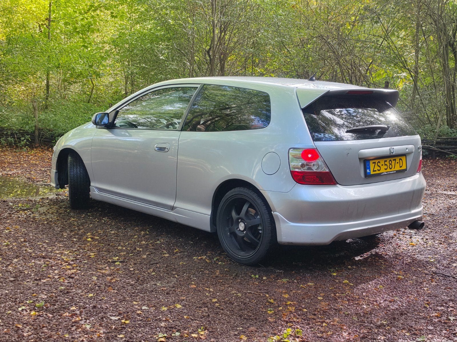 Honda Civic 1.4iS 2004 Airco | Cruise control, Auto's, Voorwielaandrijving, Zwart, 4 cilinders, 1396 cc