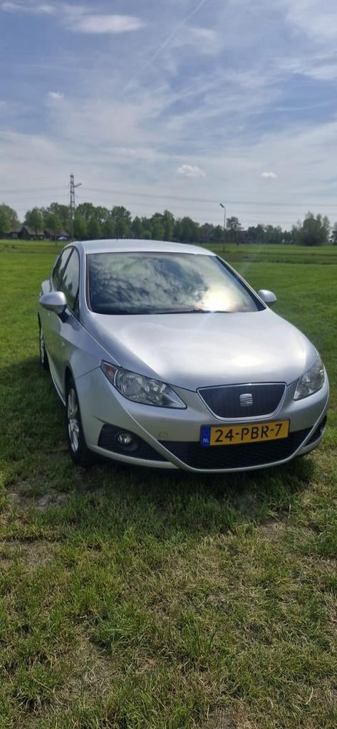 Seat Ibiza 1.2 TDI 55KW Ecomotive 2011 Grijs, Auto's, Seat, Voorwielaandrijving, Stof, 74 pk, Zwart