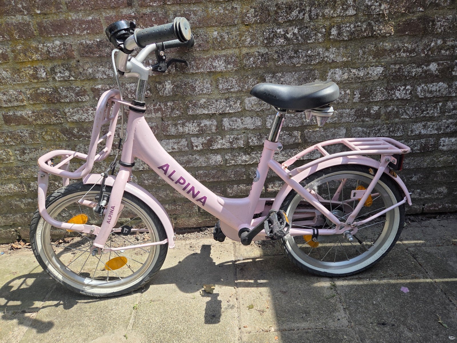 Alpina kinderfiets 16 inch roze, Fietsen en Brommers, Fietsen | Kinderfietsjes, Ophalen of Verzenden