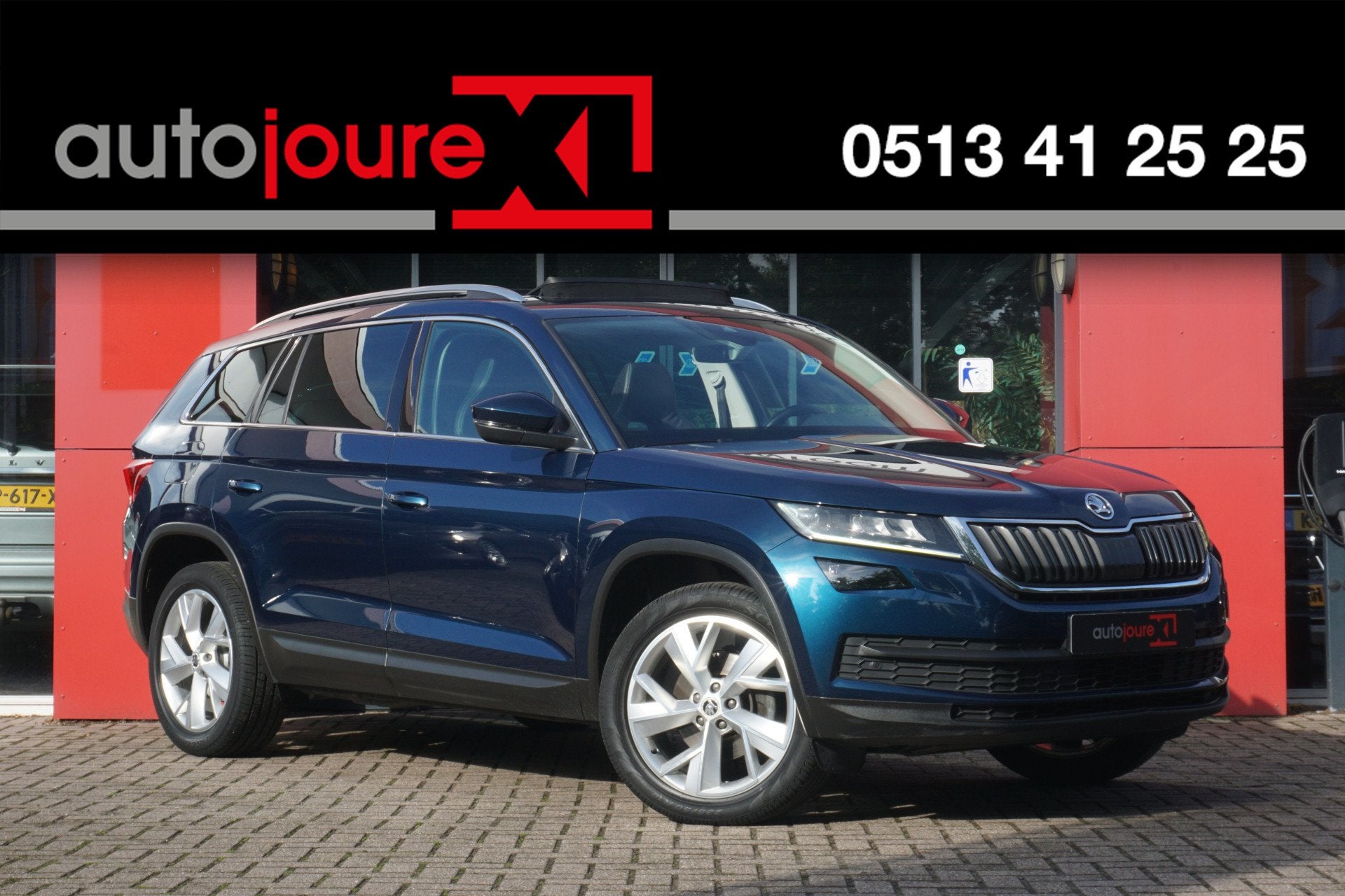 Skoda Kodiaq 1.4 TSI ACT Style Business | Automaat | Leder |, Auto's, Skoda, 4 cilinders, 150 pk, Blauw, 1446 kg