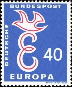 Y&T 165 - Michel 296 -1958 - Europazegel - postfris XXX, Ophalen of Verzenden, BRD, Postfris