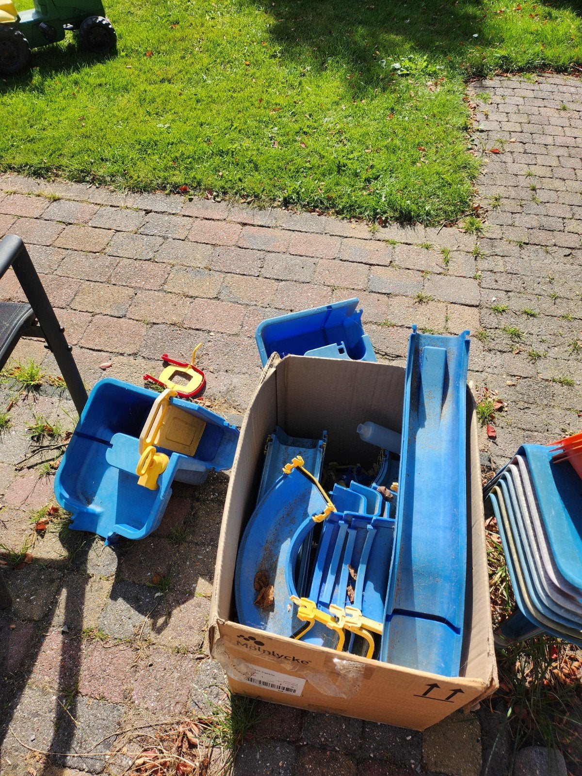 Waterbaan, Ophalen, Gebruikt