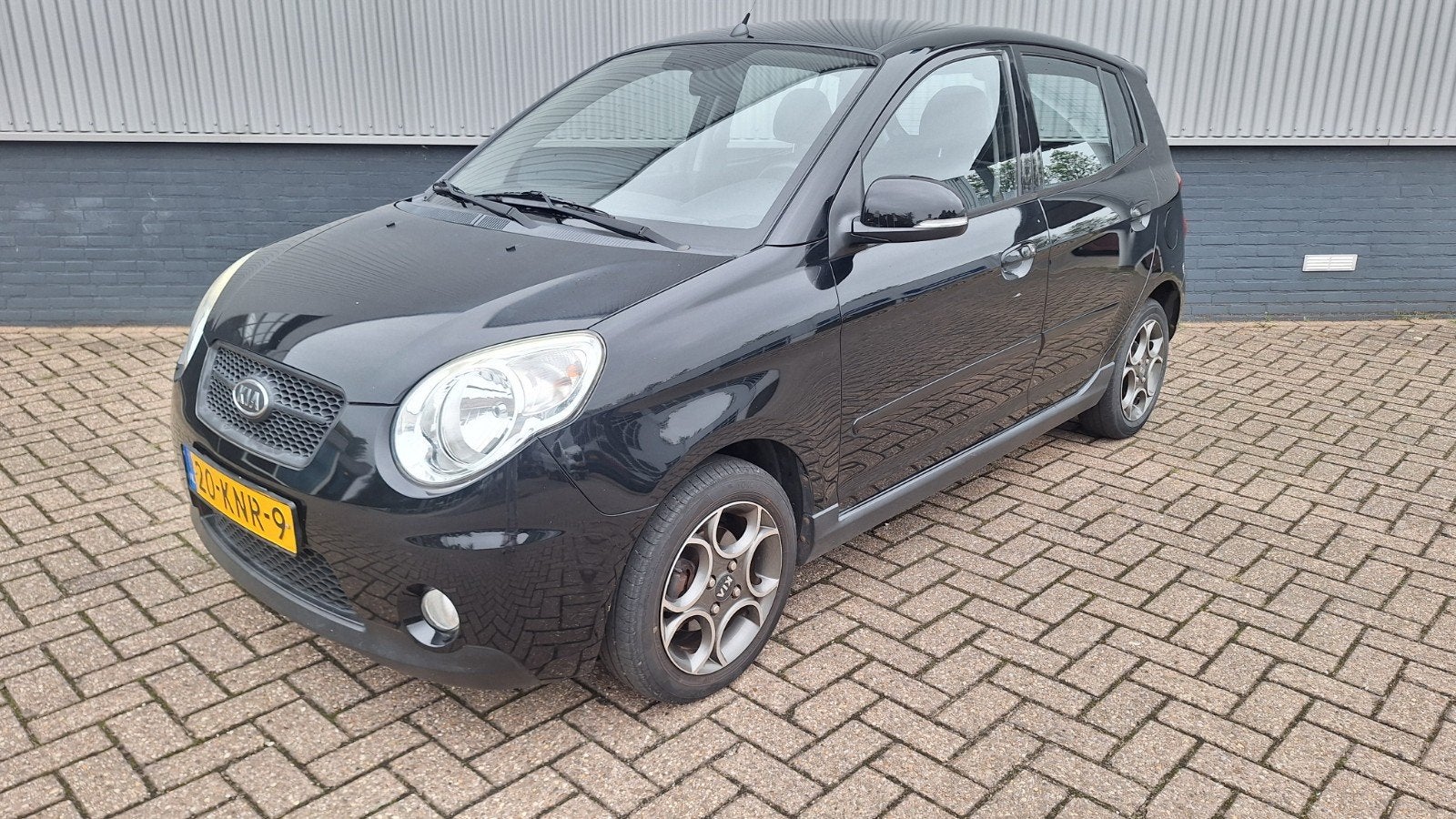 Kia Picanto 1.0 2010 Zwart, Stof, 400 kg, Zwart, Origineel Nederlands