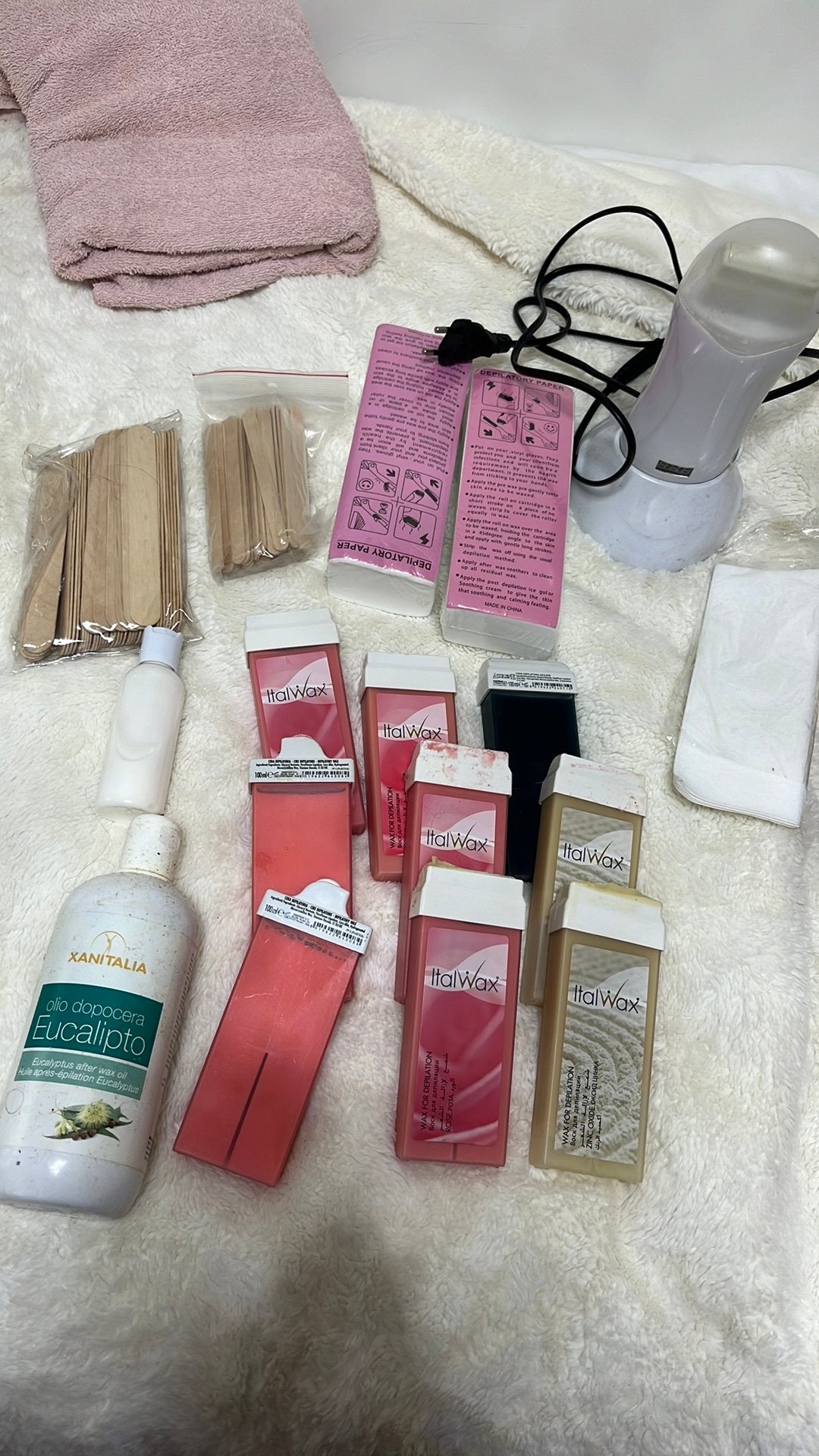 Waxapparaat met vullingen. Complete set, Ophalen of Verzenden, Zo goed als nieuw, Overige kleuren, Handen en Nagels