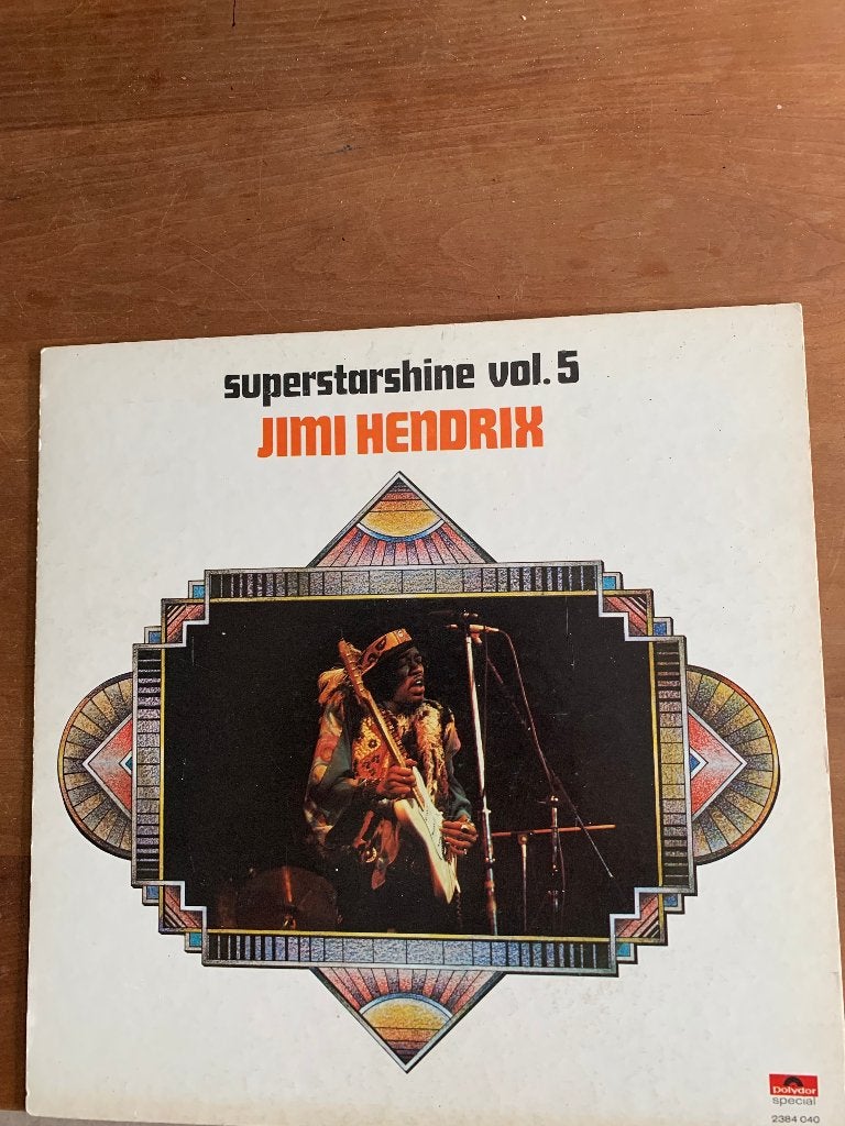 Jimi Hendrix - Superstarshine vol. 5 (reclame bord), Cd's en Dvd's, Verzenden, Zo goed als nieuw, 12 inch, Poprock