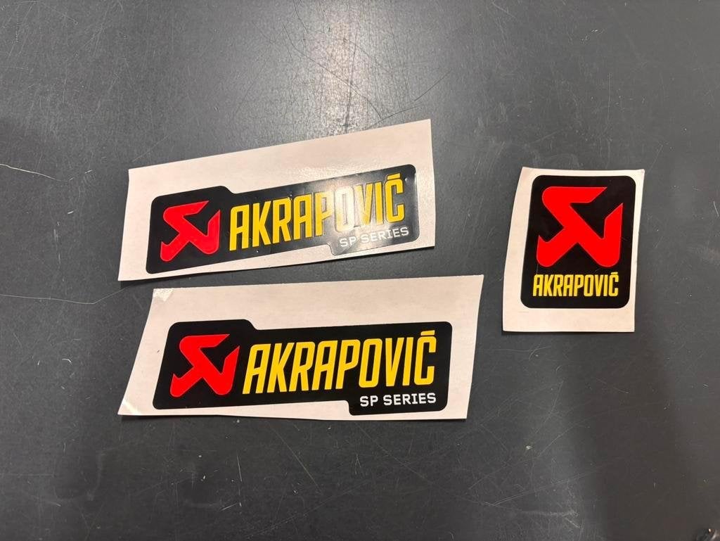 Akrapovic stickers 100% origineel & hittebestendig, Motoren, Accessoires | Stickers, Ophalen of Verzenden, Akrapovic, Akrapovic