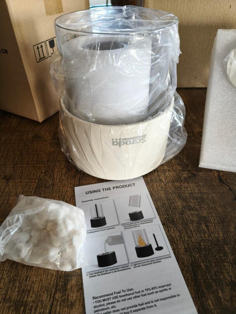 Saroda Luxe Bio-Ethanol Tafelhaard | GLOEDNIEUW, Ophalen of Verzenden, Nieuw