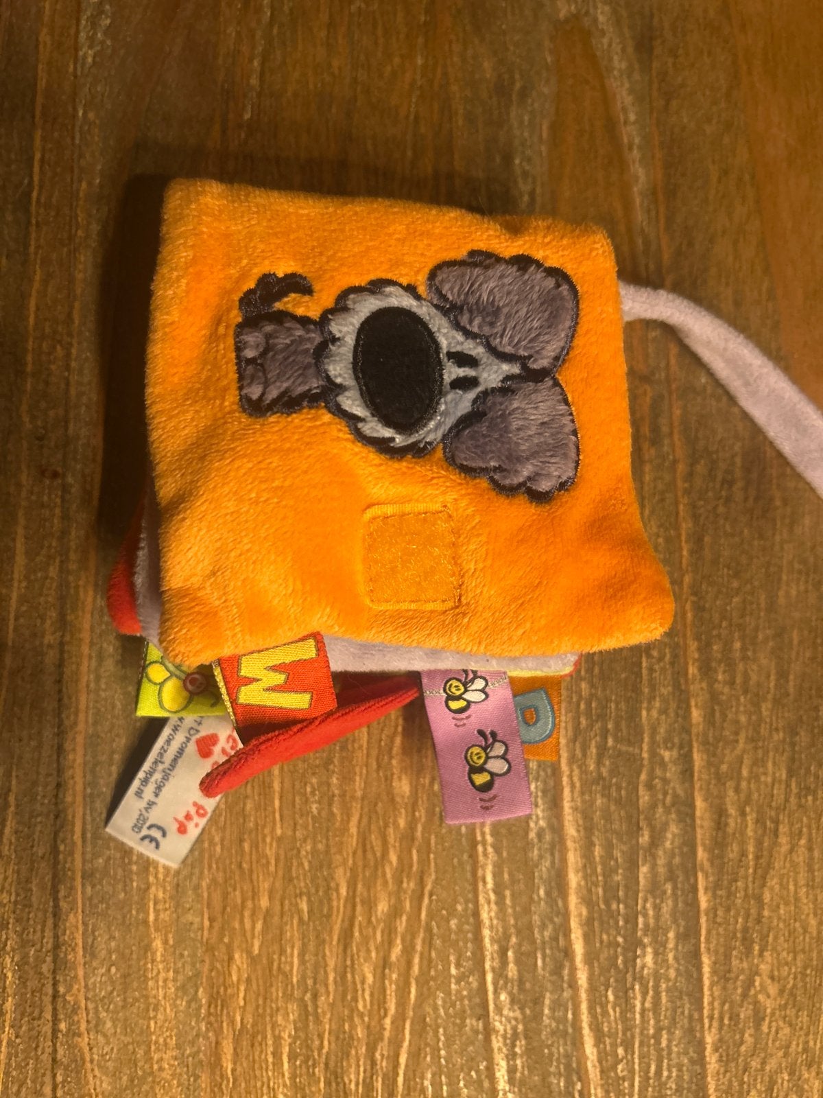 Zacht stoffen babyboekje met dieren en activiteiten, Ophalen of Verzenden, Zo goed als nieuw, Overige typen
