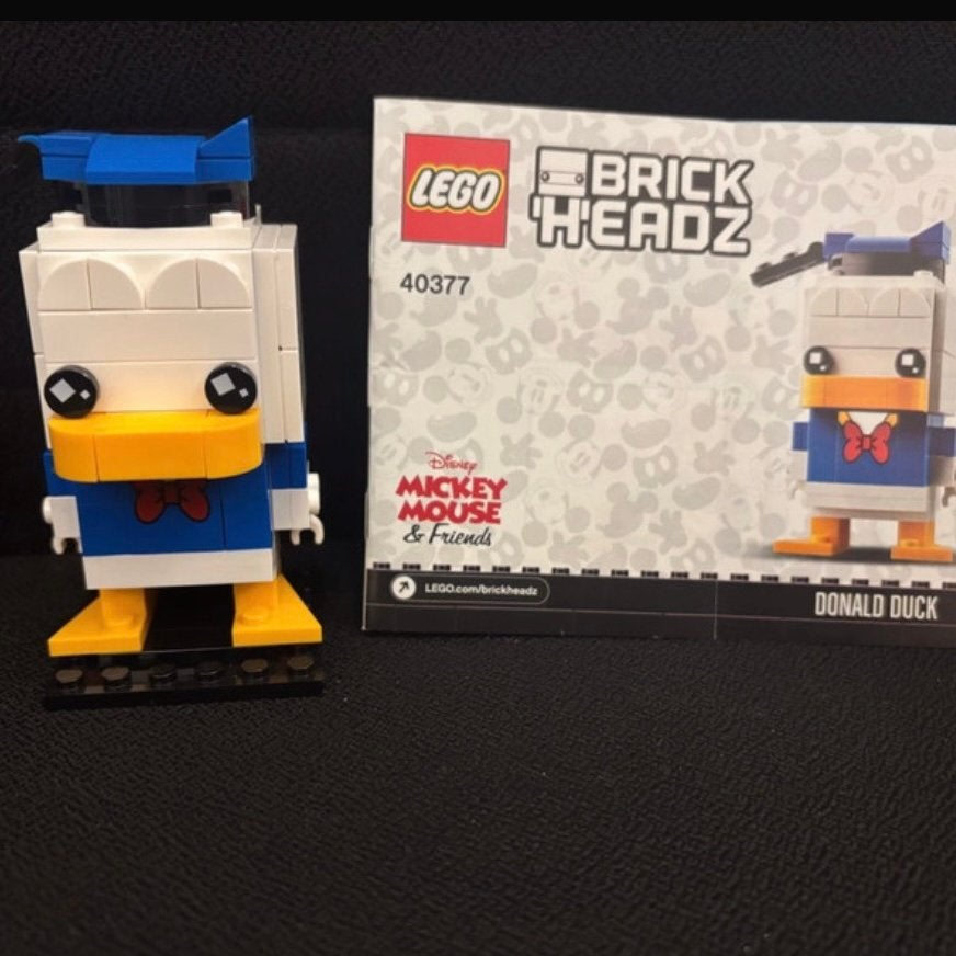 Lego Brick Headz Donald Duck - 40377, BrickHeadz, Lego, Ophalen of Verzenden, Zo goed als nieuw