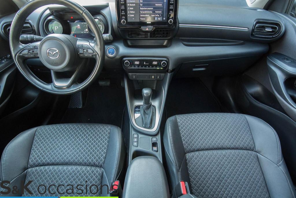 Mazda 2 Hybrid 1.5 Agile Led Keyless Leder ACC, Auto's, Mazda, 450 kg, Gebruikt, Euro 6, Automatische klimaatregeling