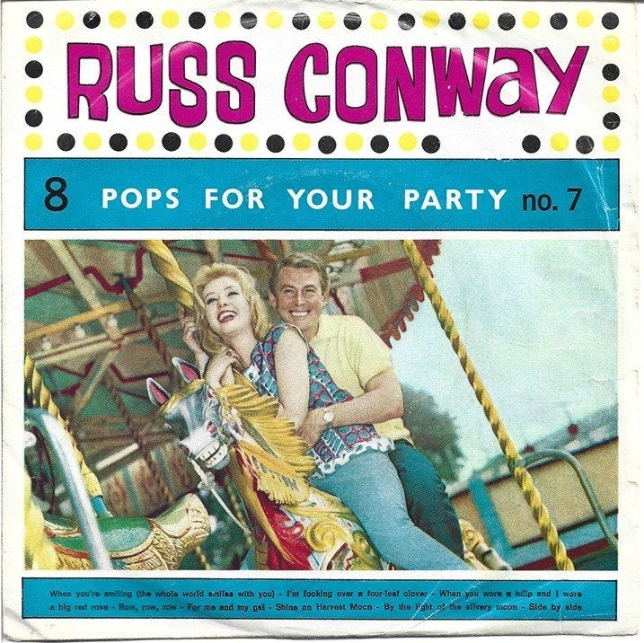 Russ Conway – 8 Pops For Your Party No. 7, Gebruikt, Verzenden, 7 inch, Pop