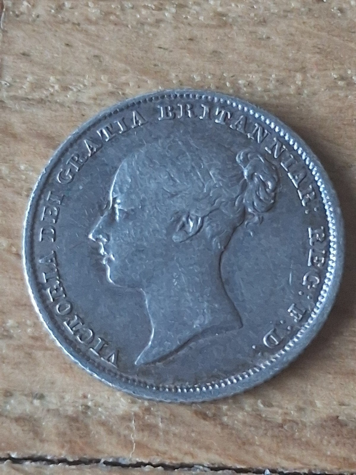 Victoriaanse Six Pence munt 1839 - Zilver, Ophalen of Verzenden, Overige landen, Losse munt, Zilver