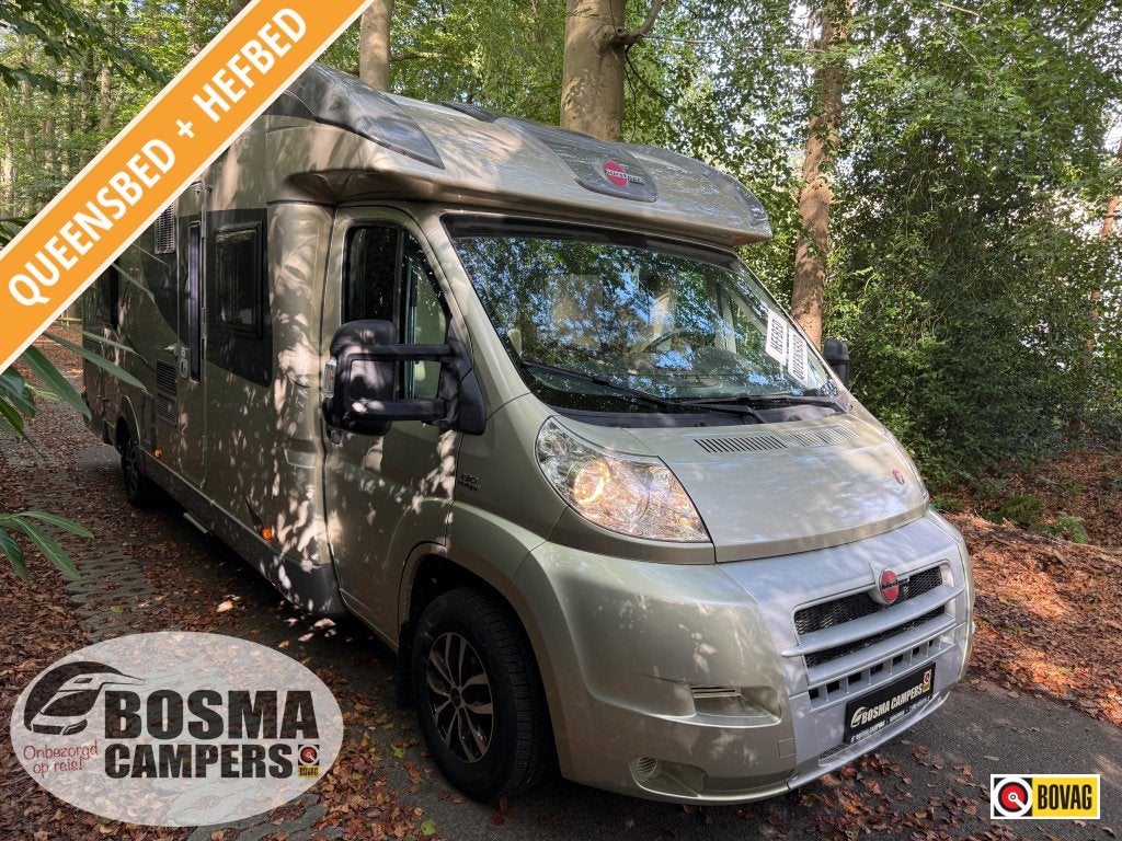 Bürstner Ixeo Plus 726 IT Queensbed Hefbed Airco 20, Caravans en Kamperen, Campers, Ringverwarming, Fiat, Elektrische ramen, 7 tot 8 meter