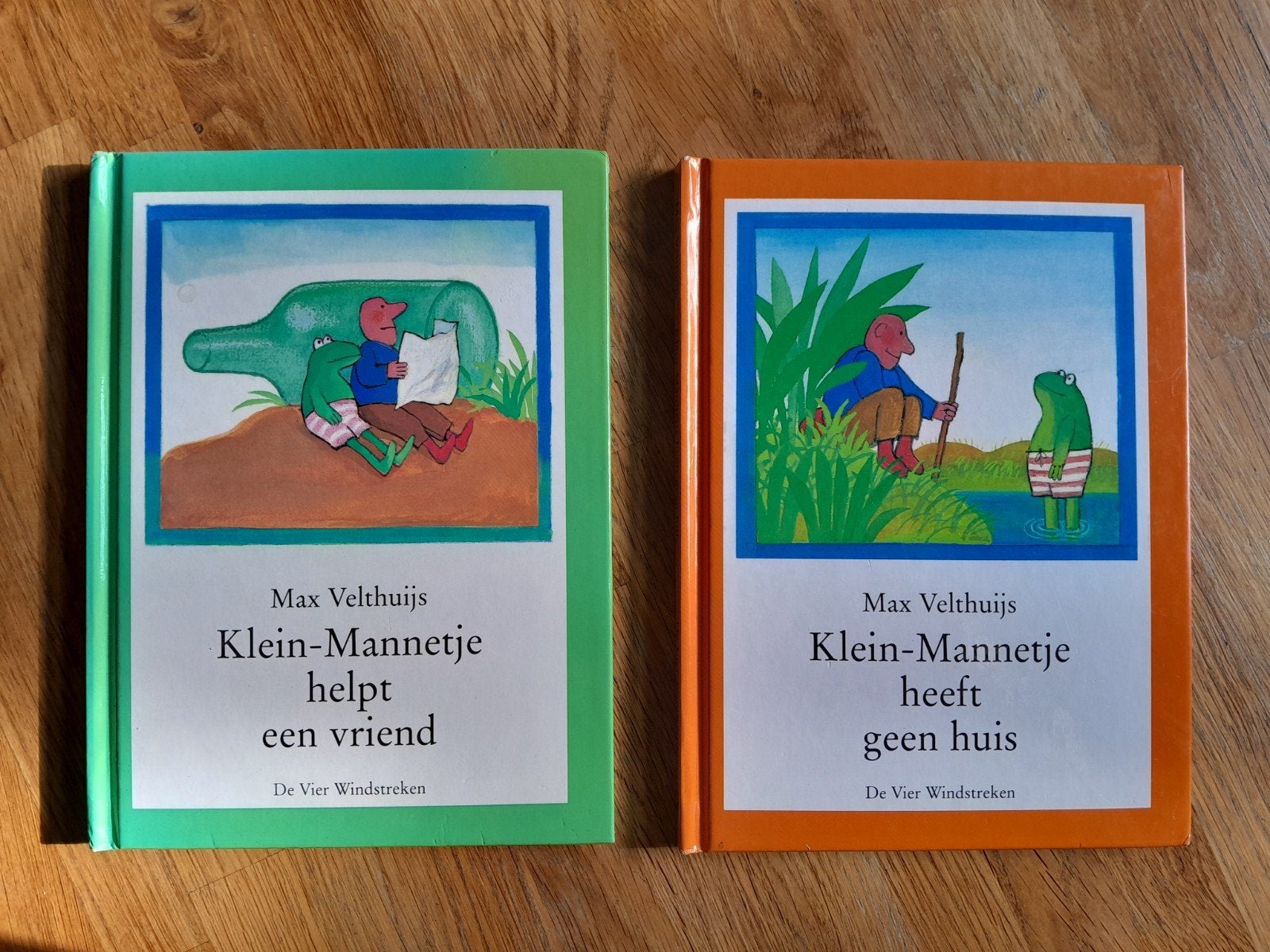 Max Velthuijs ~ Klein-Mannetje ~ twee stuks, Fictie algemeen, Max Velthuijs, Jongen of Meisje, Ophalen of Verzenden