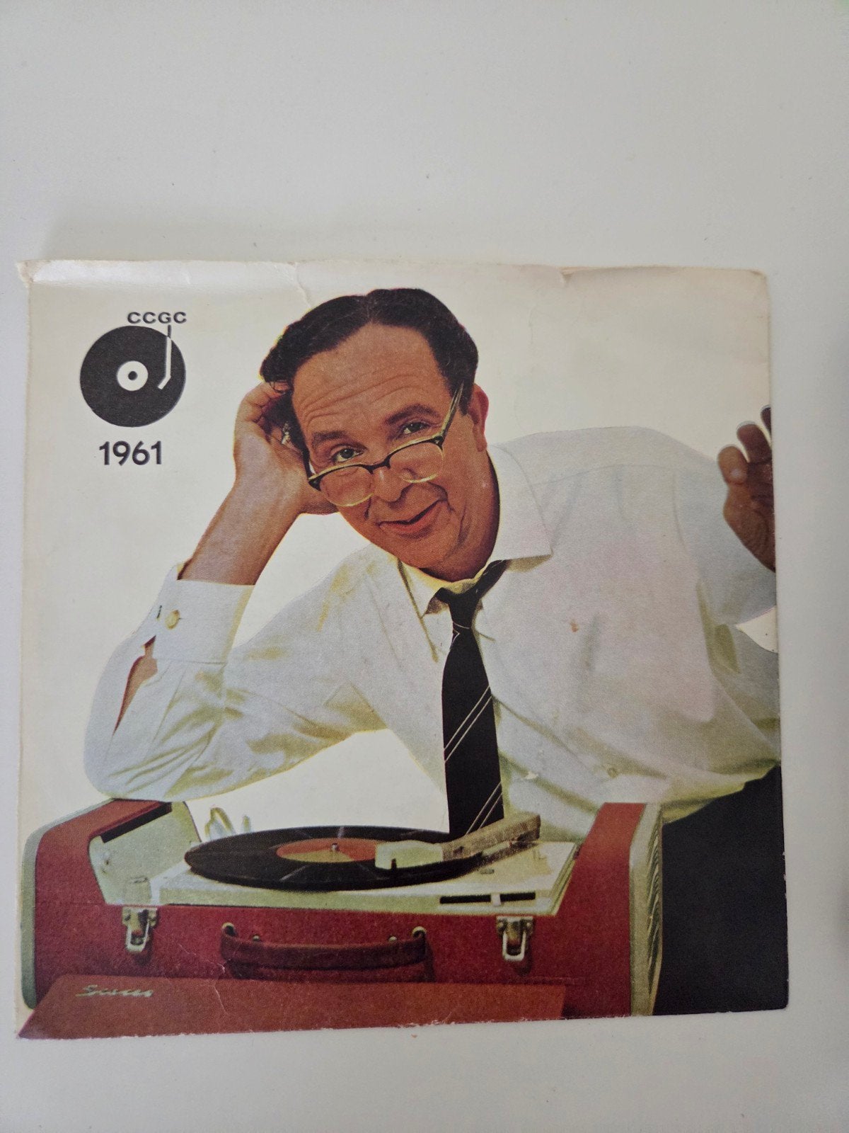 Toon Hermans / Wim Kan - Premieplaat 1961 (7 inch vinyl), Gebruikt, Originele persing, 7 inch, Ophalen of Verzenden