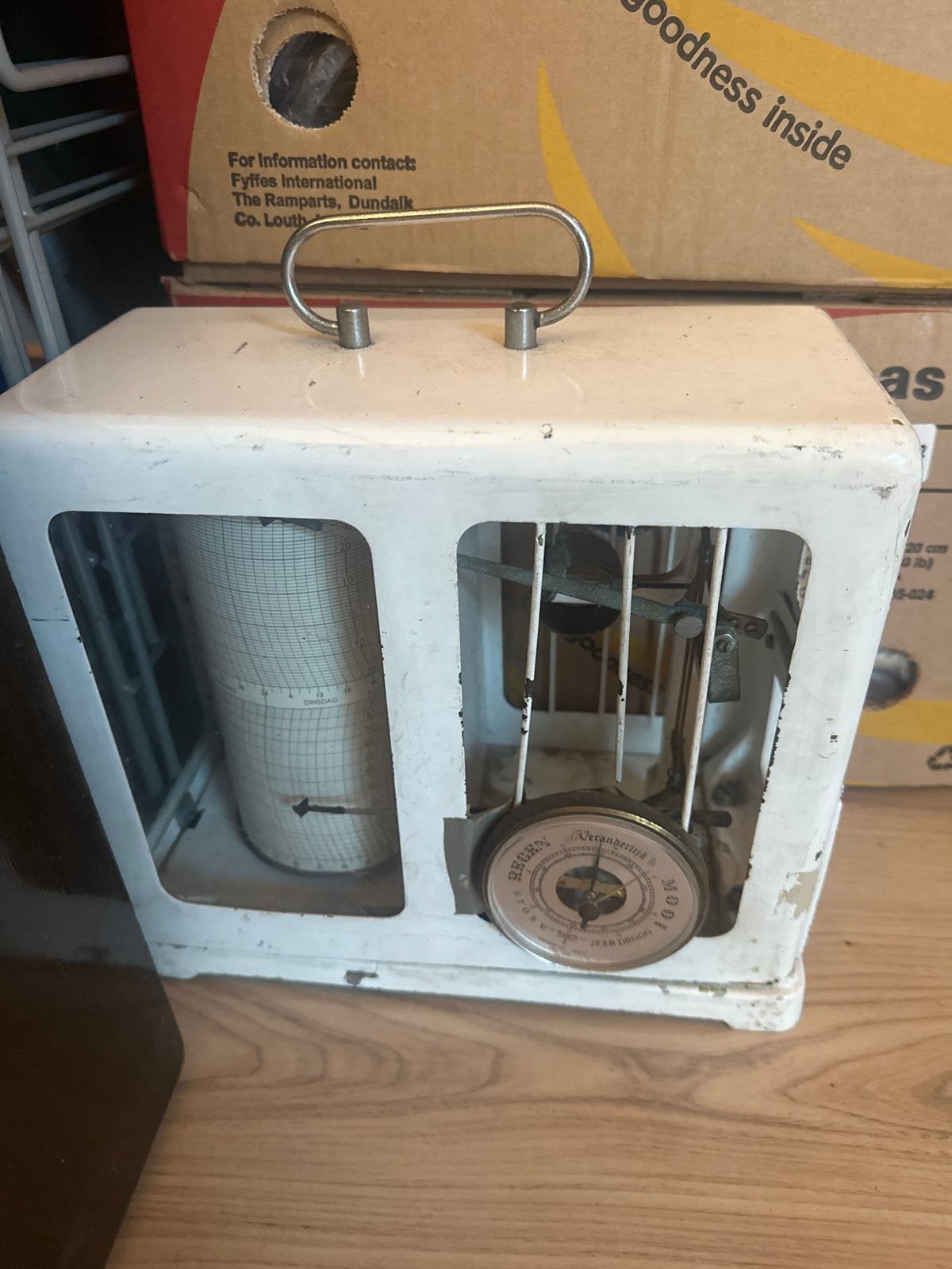 Antieke Barometer/Weerstation - Tissot - Jaren '30, Ophalen of Verzenden, Gebruikt, Barometer
