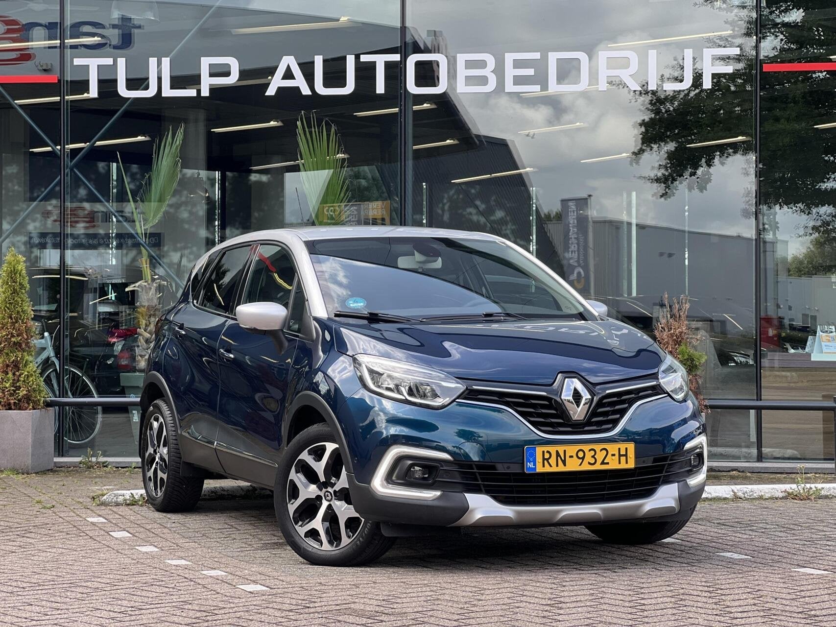 Renault Captur 0.9 TCe Intens Easy Life pakket TwoTone NAP, Auto's, 898 cc, Stof, Gebruikt, Blauw