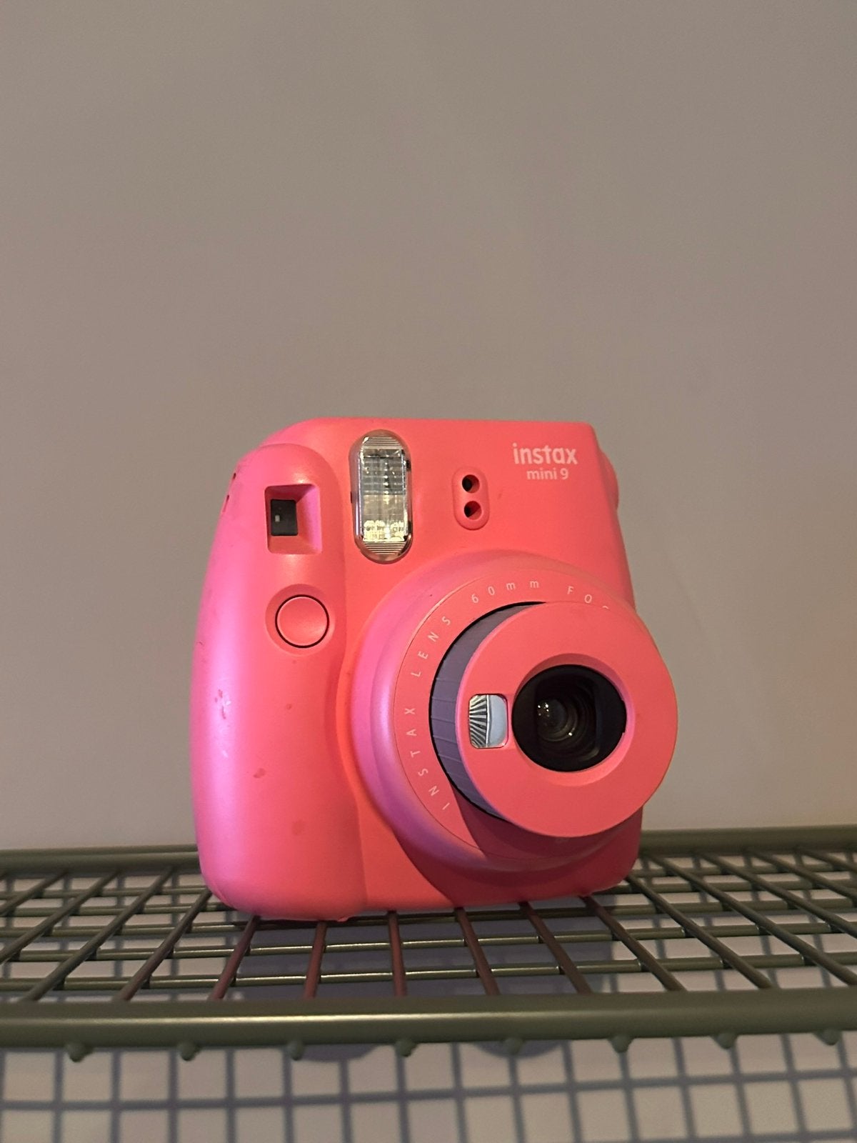 Fujifilm instax mini 9 roze, Ophalen of Verzenden, Zo goed als nieuw, Polaroid, Fuji